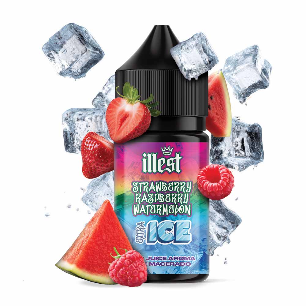 Strawberry Raspberry Watermelon Extra Ice Aroma (Longfill) 5ml - Illest